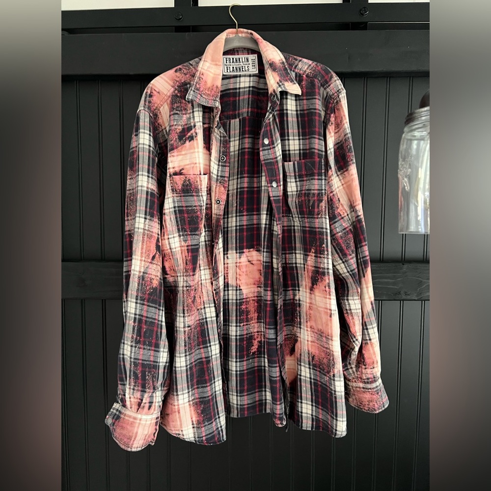 Oversized Franklin Flannel shirt, size large